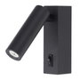 Applique murale de lecture orientable « Halo » 3 W avec puce CREE
