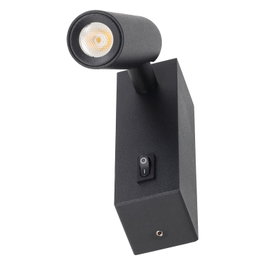 Applique murale de lecture orientable « Halo » 3 W avec puce CREE
