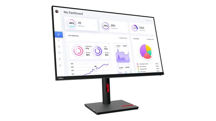 Lenovo ThinkVision T32p-30 31,5 pouces 4K UHD IPS Raven Black