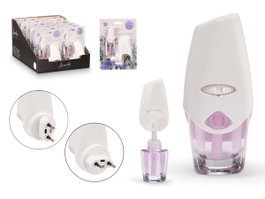 Acorde Diffuseur électrique 20 ml lavande en verre et plastique violet 5x12x9 cm (Set de 24)