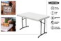Color Baby - Table commerciale, 122 cm de long * 76 cm de large * 74 cm de haut, surface résistante à l'eau