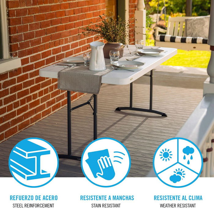 Table Lifetime 122 x 76 cm