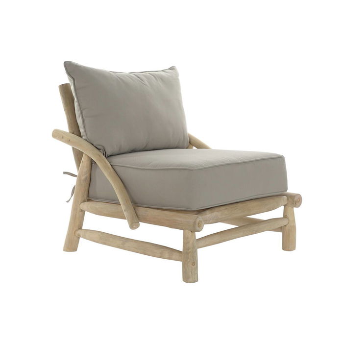 Chaise de jardin DKD Home Decor Naturel Gris clair 82 x 80 x 73 cm Chaise de jardin DKD Home Decor Naturel Gris clair 82 x 80 x 73 cm