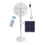 Ventilateur sur Pied EDM 33523 Blanc 25 W Solaire