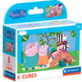 CLEMENTONI Cubos 6 Peppa Pig