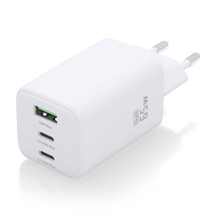 Chargeur mural Aisens ASCH-65W3P041-W Blanc Multicouleur 65 W