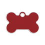 Plaque d'identification pour collier Imarc Bone Rouge