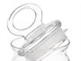 Pasabahce Tarro Kitchen 240 ml, Verre Transparent 6.4x13.5x6.4 cm, Silicone, Passe au Lave-vaisselle (Set de 8)