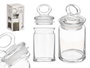 Pasabahce Tarro Kitchen 240 ml, Verre Transparent 6.4x13.5x6.4 cm, Silicone, Passe au Lave-vaisselle (Set de 8)