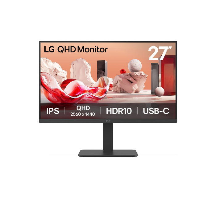 Monitor Gaming LG 27BA65QB-B 27" Wide Quad HD Monitor Gaming LG 27BA65QB-B 27" Wide Quad HD