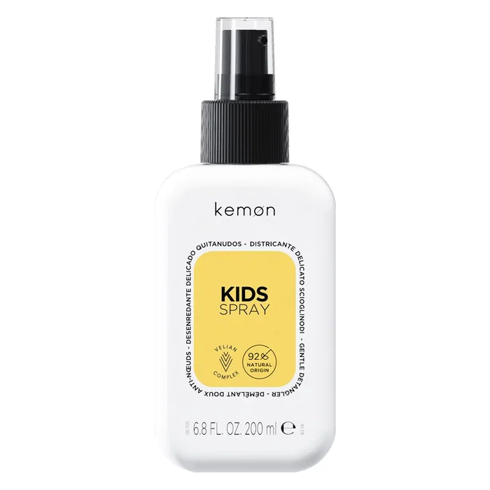 Kemon Kids Spray - Spray baume sans rinçage pour le démêlage, 200 ml Kemon Kids Spray - Spray baume sans rinçage pour le démêlage, 200 ml