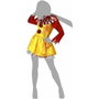 Déguisement pour Adultes Clown Sanglant Femme XS/S