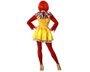 BigBuy Carnival Déguisement Clown Sanglant Femme - Jaune - XS/S