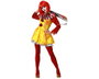 BigBuy Carnival Déguisement Clown Sanglant Femme - Jaune - XS/S