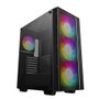 Deepcool Matrexx55 Mesh V4 Boîtier PC Gaming ATX Noir avec Vitre Trempée