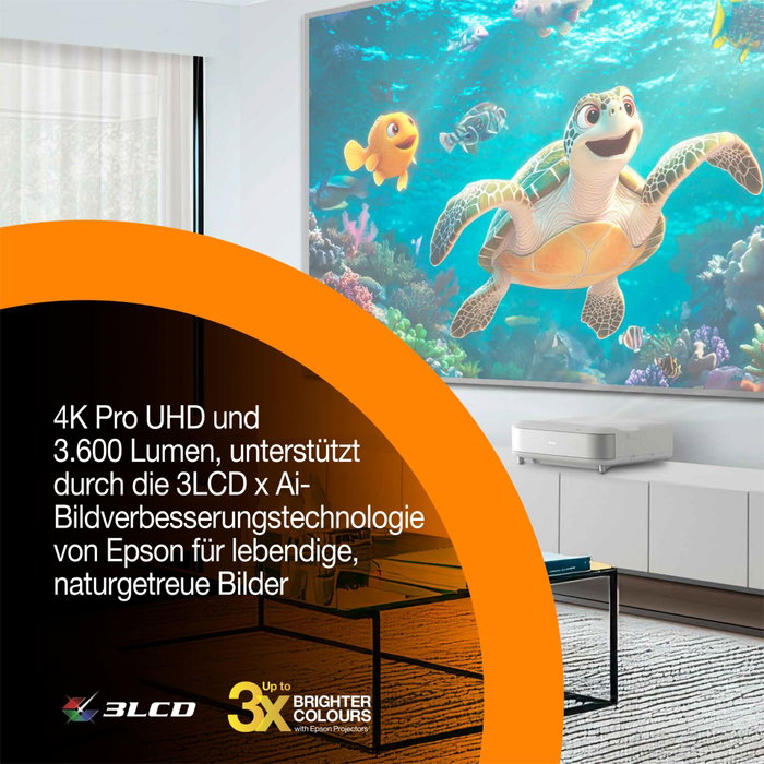 Epson Lifestudio Grand EH-LS670W Blanc