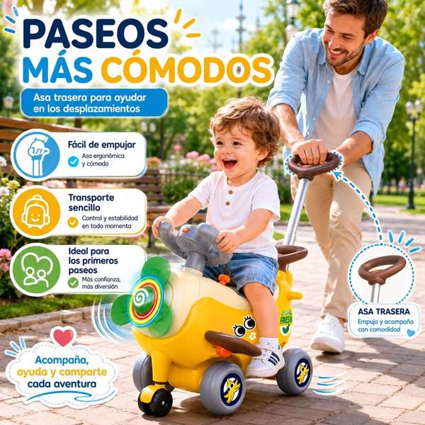 Hola Correpasillos Avión Banana 4 en 1 Hola Correpasillos Avión Banana 4 en 1