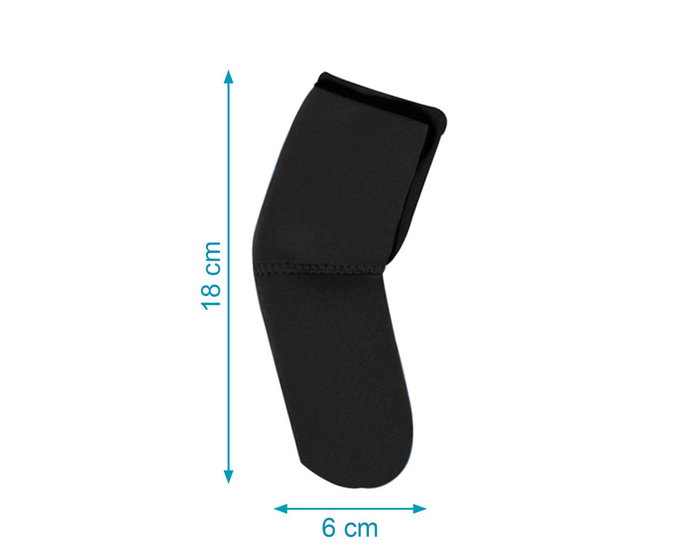 KioKids Protecteur de guidon en néoprène noir KioKids Protecteur de guidon en néoprène noir