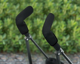 KioKids Protecteur de guidon en néoprène noir