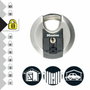 Master Lock Lot de 2 Cadenas M40EURT en Acier Inoxydable 70 mm