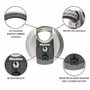 Master Lock Lot de 2 Cadenas M40EURT en Acier Inoxydable 70 mm