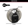 Master Lock Lot de 2 Cadenas à Disque M40EURT en Acier Inoxydable 70 mm