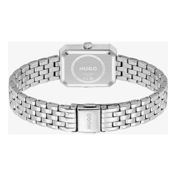HUGO BOSS Montre pour femme 1540178 avec boîtier rectangulaire gris HUGO BOSS Montre pour femme 1540178 avec boîtier rectangulaire gris
