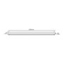 Bande LED EDM 31407 36 W Lumière LED (6400 K)