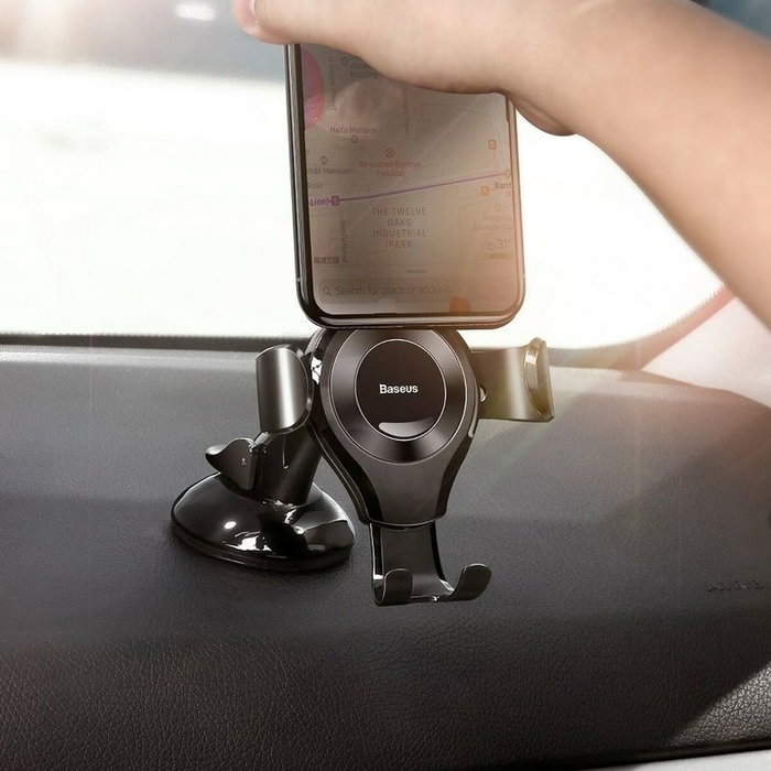 Baseus Osculum Support de voiture Noir Baseus Osculum Support de voiture Noir