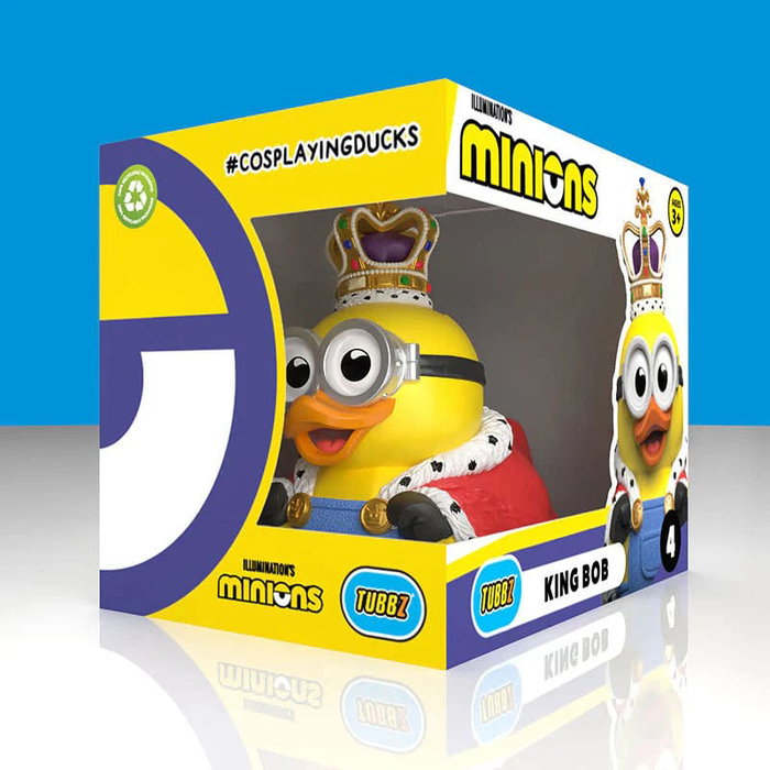 Minions Tubbz figurine PVC King Bob Boxed Edition 10 cm