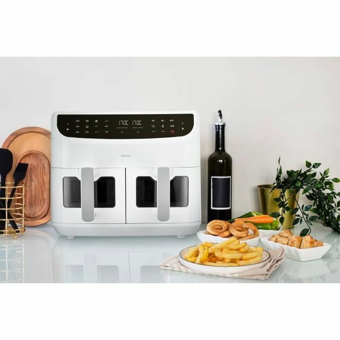 Medion P20 XXL Twin Blanc, Friteuse à Air Chaud 8,7 L, 2600 W Medion P20 XXL Twin Blanc, Friteuse à Air Chaud 8,7 L, 2600 W
