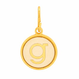Alex And Ani Charm Lettre G Doré