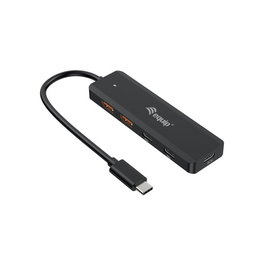 Equip Hub USB-C 5 en 1 128966 Noir