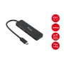 Equip Hub USB-C 5 en 1 128966 Noir