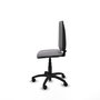 PIQUERAS Y CRESPO Chaise de bureau Aýna, Simili cuir gris