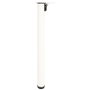 ALK System Pied de table pliant blanc R9010 en fer hauteur réglable 710-740 mm