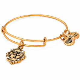 Alex And Ani Pulsera Dorée en Métal