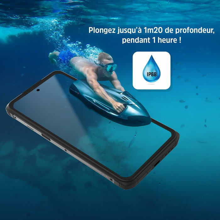 Téléphone portable pour personnes âgées Energizer H67GEU 6,78" 4 GB RAM 128 GB Noir