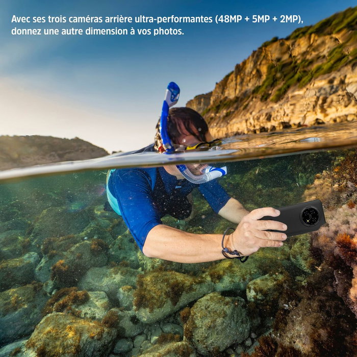 Téléphone portable pour personnes âgées Energizer H67GEU 6,78" 4 GB RAM 128 GB Noir