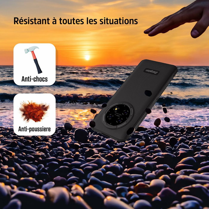 Téléphone portable pour personnes âgées Energizer H67GEU 6,78" 4 GB RAM 128 GB Noir