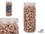 GIFTDECOR Bote de pierres décoratives métallisées marron 10-20 mm 700g