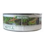 Nature Bordure de jardin en polyéthylène gris 7,5 cm x 10 m