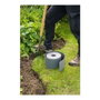Nature Bordure de jardin en polyéthylène gris 7,5 cm x 10 m