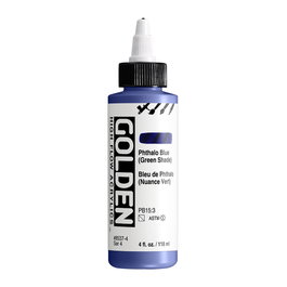 Golden Peinture Acrylique High Flow Thalo Blue (Green) 118 ml
