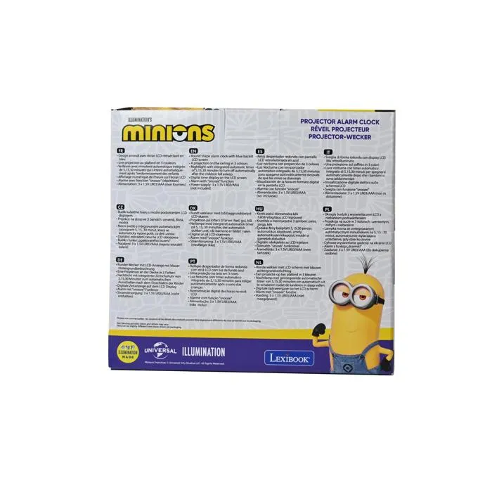 Lexibook Réveil projecteur Minions Lexibook Réveil projecteur Minions
