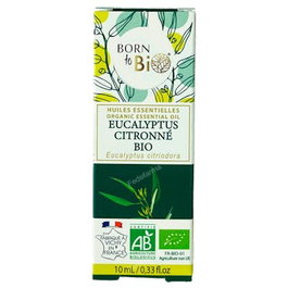 BORN TO BIO Huile essentielle organique Citron-Eucalyptus 10 ml