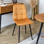 Home Deco Factory Silla Mateo Jaune Moutarde