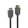 Lindy Câble DisplayPort 1.4 Anthra Line 0.5m - Professionnel, 8K 60Hz, 4K 144Hz, Triple Blindage, Connecteurs Or, 32.4 Gbit/s
