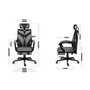 Huzaro Combat 5.0 Chaise de jeu Noir Gris