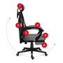 Huzaro Combat 5.0 Chaise de jeu Noir Gris